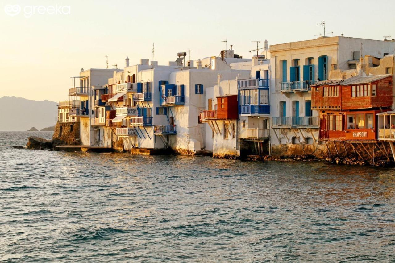 Myconian Little Venice Elite Suites With Sea View Mykonos Town Exterior foto